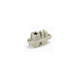 Insert HY, Raccordement à Sertir, mâle, 5 pin, 16A, Polycarbonate 